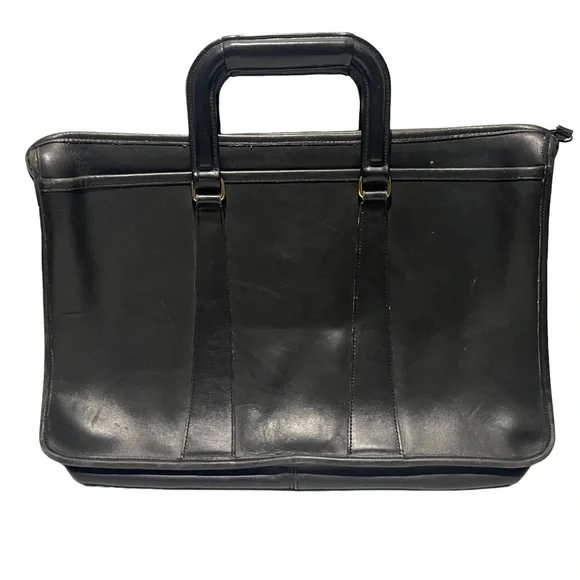 Coach Bags Coach Vintage Embassy Briefcase Black Leather 5238 Poshmark